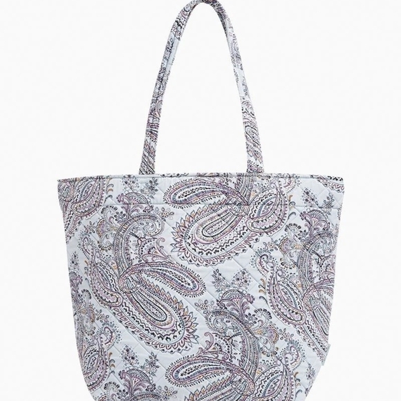 Vera Bradley Soft Sky Paisley Grand Tote Bag - Picture 3 of 13